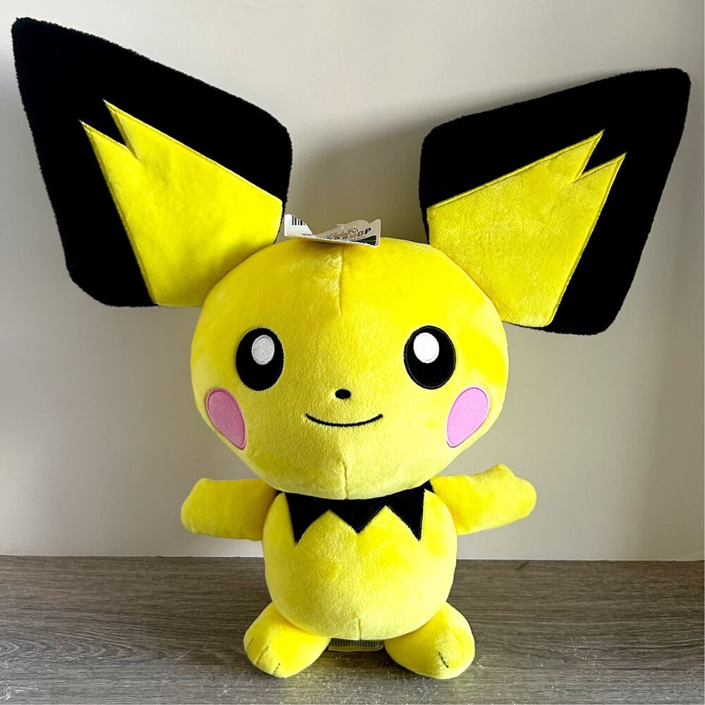 Pokémon Pichu Build A Bear Baby Pikachu Evolution Plush 17" (No sound) w/Tag